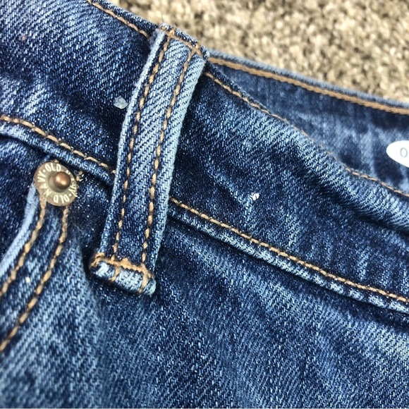 Old Navy Women’s Blue Distressed Denim Mid Rise Boyfriend Jeans Size 16 - Picture 4 of 14